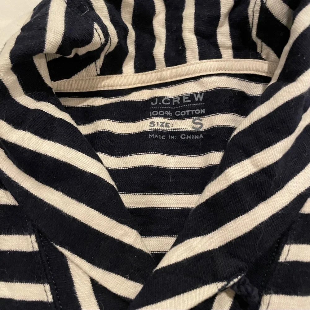 J. Crew Cotton Shawl-neck Sweater